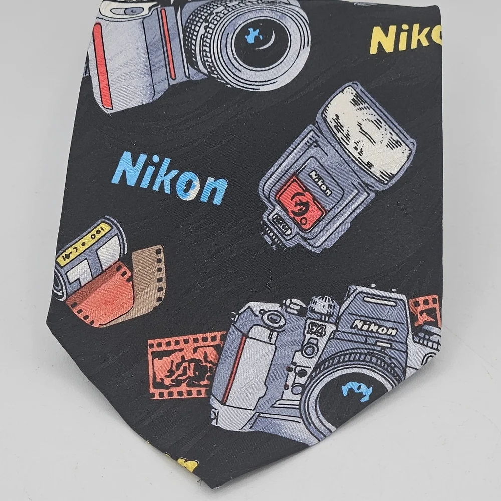 Rare Nikon camera photography enthusiast Tie